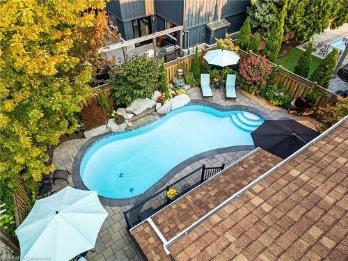 2079 Hunters Wood Drive, Burlington, ON - Outdoor With In Ground Pool