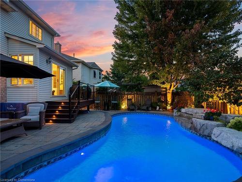 2079 Hunters Wood Drive, Burlington, ON - Outdoor With In Ground Pool