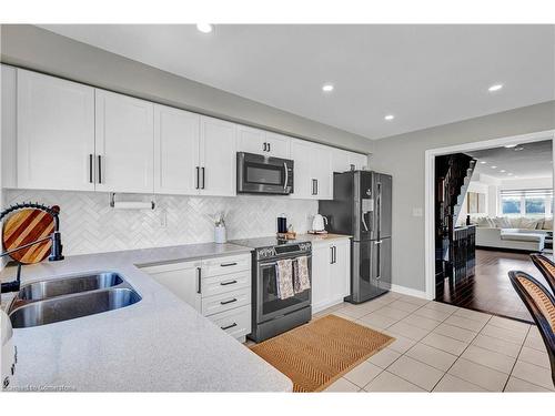 63 Hogan Manor Drive, Brampton, ON - Indoor Photo Showing Kitchen With Stainless Steel Kitchen With Double Sink