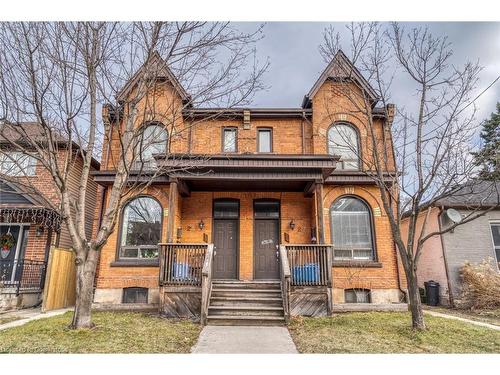 27 Grove Street, Hamilton, ON - Outdoor With Deck Patio Veranda With Facade