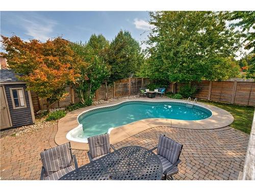 2107 Nightingale Way, Oakville, ON - Outdoor With In Ground Pool With Backyard