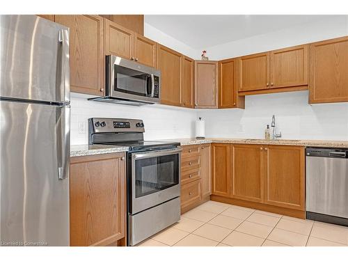 820-118 King Street E, Hamilton, ON - Indoor Photo Showing Kitchen With Stainless Steel Kitchen