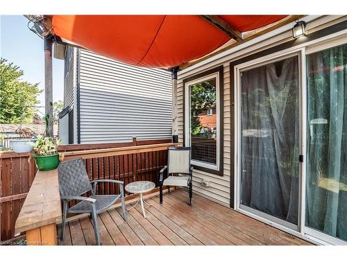 607 Knox Avenue, Hamilton, ON - Outdoor With Deck Patio Veranda With Exterior