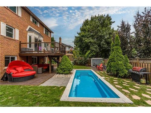 2010 Keller Court, Burlington, ON - Outdoor With In Ground Pool