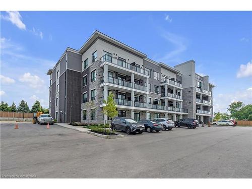 410-120 Spring Valley Crescent, Hamilton, ON - Outdoor With Balcony With Facade