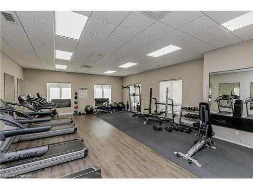 618-2486 Old Bronte Road, Oakville, ON - Indoor Photo Showing Gym Room