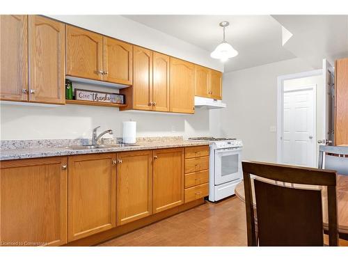 3 Morton Avenue, Brantford, ON - Indoor Photo Showing Kitchen With Double Sink