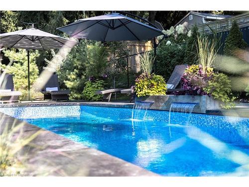 806 Alexander Road, Ancaster, ON - Outdoor With In Ground Pool With Backyard