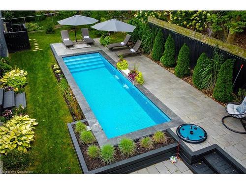 806 Alexander Road, Ancaster, ON - Outdoor With In Ground Pool With Backyard