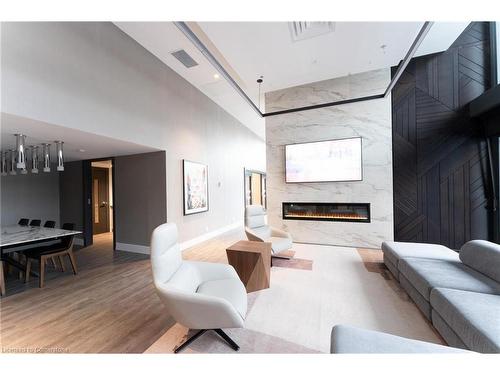 806-8 Hughson Street N, Hamilton, ON - Indoor Photo Showing Living Room With Fireplace