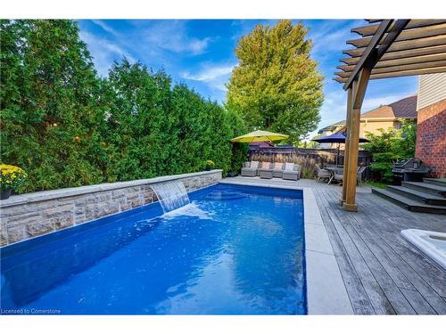 517 Larkspur Lane, Burlington, ON - Outdoor With In Ground Pool With Backyard