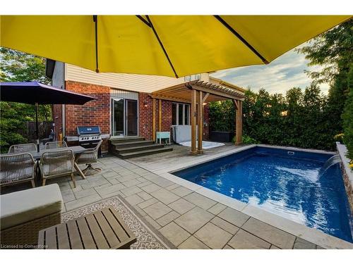 517 Larkspur Lane, Burlington, ON - Outdoor With In Ground Pool