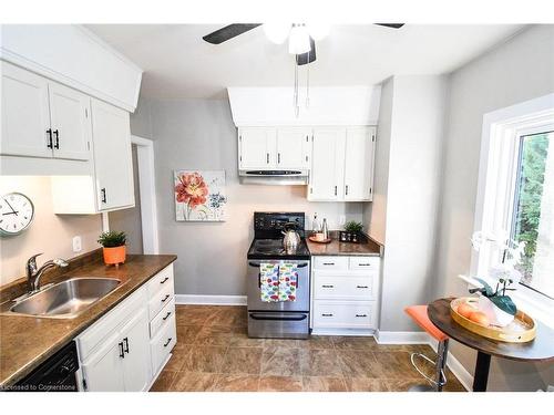 61 Marmora Street, St. Catharines, ON - Indoor Photo Showing Kitchen With Double Sink