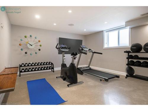 147 Mountain Park Avenue, Hamilton, ON - Indoor Photo Showing Gym Room