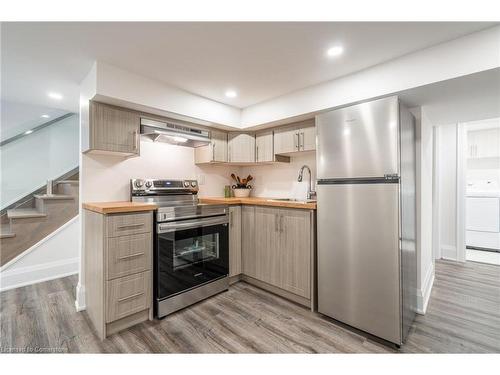 1017 Plains View Avenue, Burlington, ON - Indoor Photo Showing Kitchen With Stainless Steel Kitchen