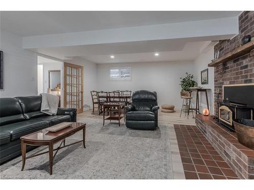 18 Ilona Court, Brantford, ON - Indoor Photo Showing Other Room With Fireplace