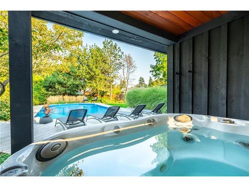 97 Overdale Avenue, Waterdown, ON - Outdoor With In Ground Pool