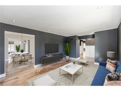 106 Overdale Avenue, Waterdown, ON - Indoor Photo Showing Living Room