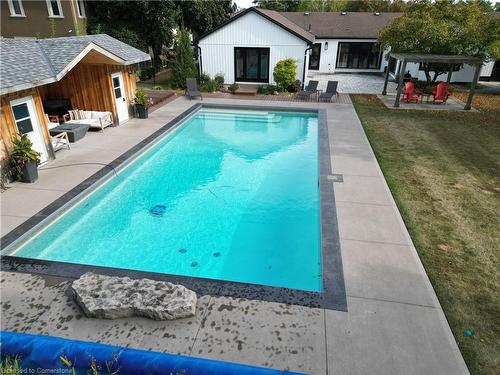 106 Overdale Avenue, Waterdown, ON - Outdoor With In Ground Pool