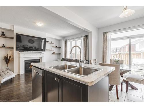 11 Mcwatters Street, Binbrook, ON - Indoor Photo Showing Kitchen With Double Sink