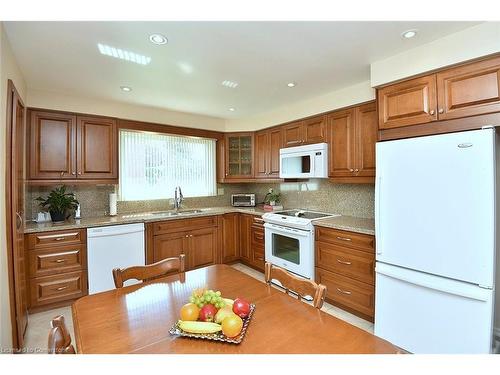 20 Stella Court, Hamilton, ON - Indoor Photo Showing Kitchen With Double Sink