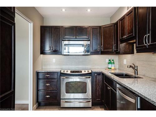 Ph 2012-250 Scarlett Road, Toronto, ON - Indoor Photo Showing Kitchen With Stainless Steel Kitchen With Double Sink With Upgraded Kitchen