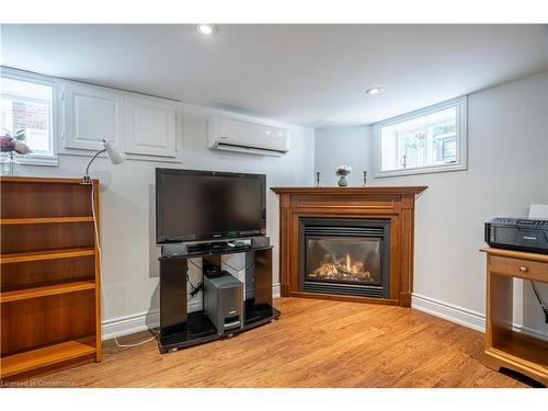 218 Airdrie Road, Toronto, ON - Indoor Photo Showing Living Room With Fireplace