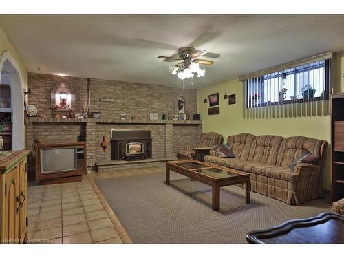 776 Garth Street, Hamilton, ON - Indoor Photo Showing Living Room With Fireplace