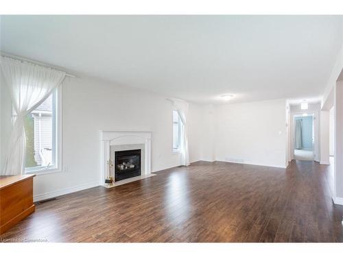 114 Glenariff Drive, Freelton, ON - Indoor Photo Showing Living Room With Fireplace