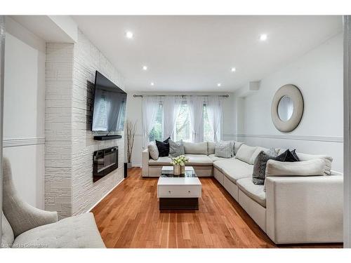 1133 Beechnut Road, Oakville, ON - Indoor Photo Showing Living Room With Fireplace