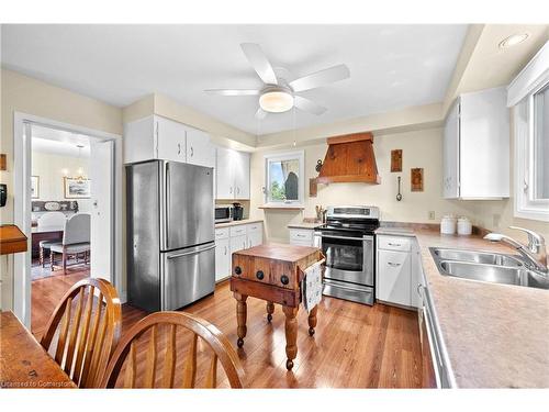 780 Hall Road, Hamilton, ON - Indoor Photo Showing Kitchen With Double Sink