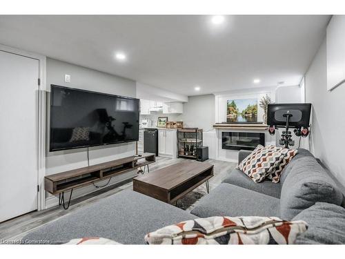 88 Graham Avenue S, Hamilton, ON - Indoor Photo Showing Living Room With Fireplace