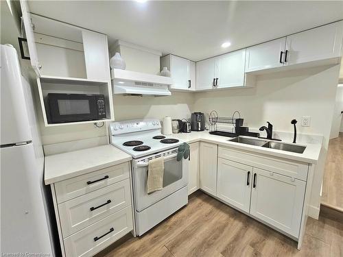 2-174 East Avenue N, Hamilton, ON - Indoor Photo Showing Kitchen With Double Sink