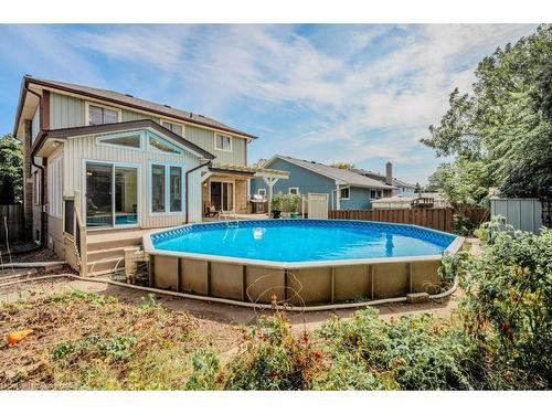 2358 Cavendish Drive, Burlington, ON - Outdoor With Above Ground Pool With Backyard