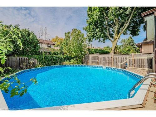 2358 Cavendish Drive, Burlington, ON - Outdoor With Above Ground Pool With Backyard