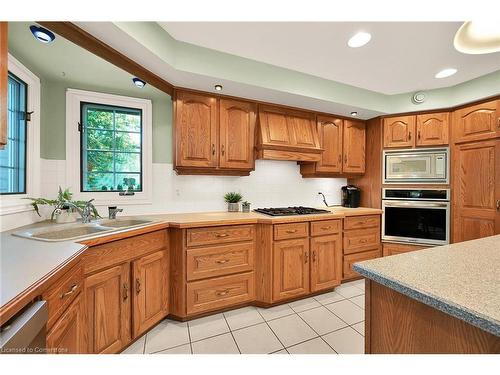 28 Church Street E, Hagersville, ON - Indoor Photo Showing Kitchen With Double Sink