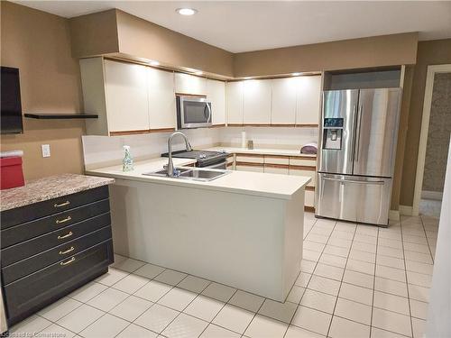 2220 Lakeshore Road W, Burlington, ON - Indoor Photo Showing Kitchen With Double Sink