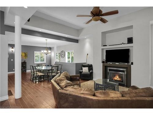 9 Alves Lane, Seguin, ON - Indoor Photo Showing Living Room With Fireplace