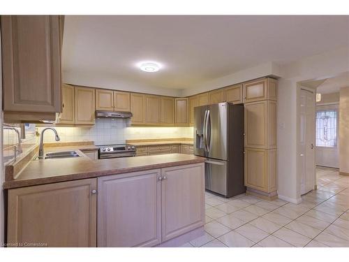 2141 Cartier Crescent, Burlington, ON - Indoor Photo Showing Kitchen With Double Sink