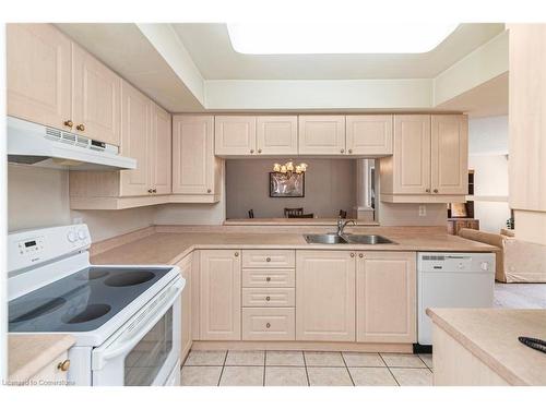 B405-216 Plains Road W, Burlington, ON - Indoor Photo Showing Kitchen With Double Sink