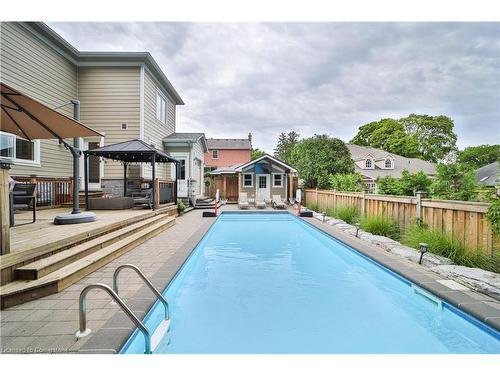 298 Shoreview Road, Burlington, ON - Outdoor With In Ground Pool With Exterior