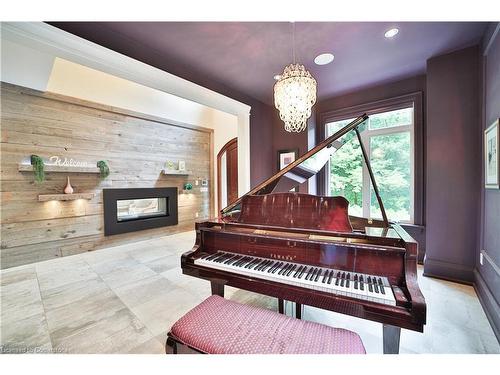 298 Shoreview Road, Burlington, ON - Indoor Photo Showing Other Room With Fireplace