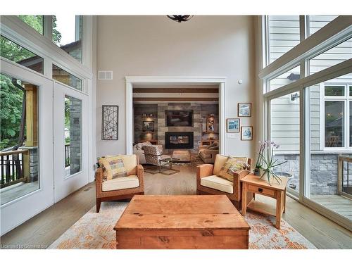 298 Shoreview Road, Burlington, ON - Indoor With Fireplace