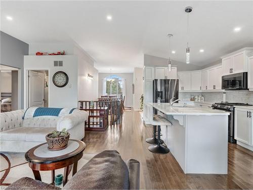 6 Kim Lane, Waterford, ON - Indoor Photo Showing Kitchen With Stainless Steel Kitchen With Upgraded Kitchen