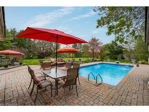 57 Kennedy Road, Caledon, ON - Outdoor With In Ground Pool With Deck Patio Veranda With Backyard