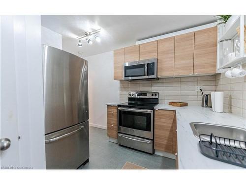 329 Main Street W, Hamilton, ON - Indoor Photo Showing Kitchen With Double Sink