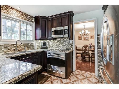 2163 Alconbury Crescent, Burlington, ON - Indoor Photo Showing Kitchen With Upgraded Kitchen