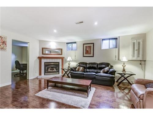 2163 Alconbury Crescent, Burlington, ON - Indoor Photo Showing Living Room With Fireplace