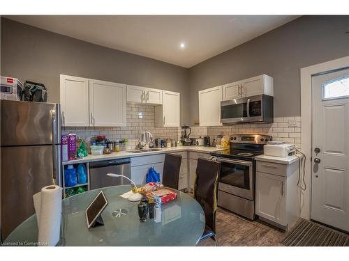 163 Emerald Street N, Hamilton, ON - Indoor Photo Showing Kitchen With Stainless Steel Kitchen