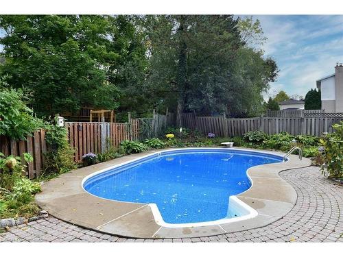 4 Joya Place, Dundas, ON - Outdoor With In Ground Pool With Backyard